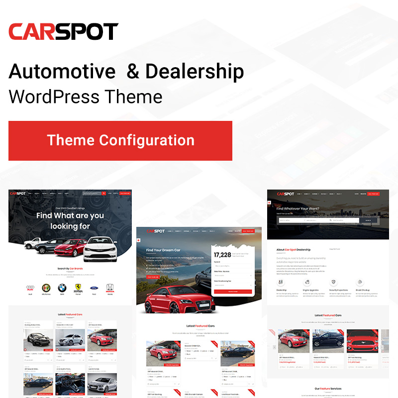 CarSpot – Dealership Wordpress Classified Theme - Configurations ...