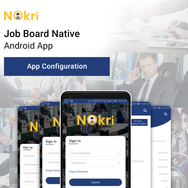 Nokri Job Board Native Android App Configurations ScriptsBundle