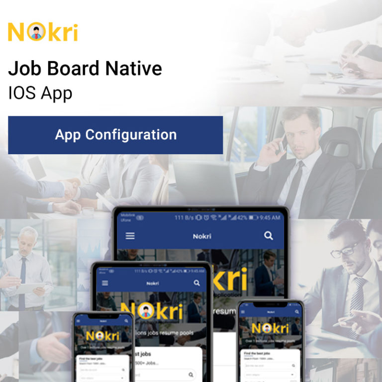 Nokri Job Board Native IOS App Configurations ScriptsBundle